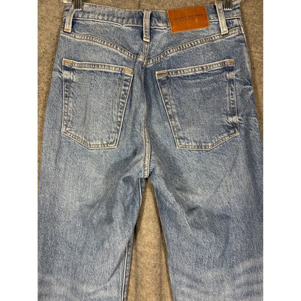 Lucky Brand‎ High Rise 90s Loose Fit Jeans Light Wash Button Fly Size 2/26